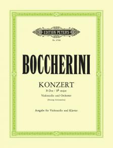 BOCCHERINI - KONZERT B-DUR VIOLONCELLO UND ORCHESTER (GRÜTZMACHER) AUSG. FÜR VIOLONCELLO UND KLAVIER + CD