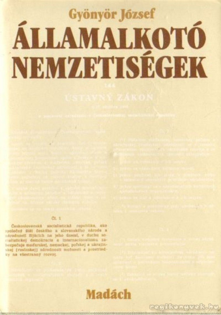 Gyönyör József - Államalkotó nemzetiségek [antikvár]