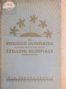 Várady Károly - Az evolúció olimpiásza [antikvár]