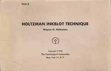 Wayne H. Holtzman - Holtzman Inkblot Technique [antikvár]