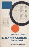 MAURICE DOBB - Il capitalismo ieri e oggi [antikvár]
