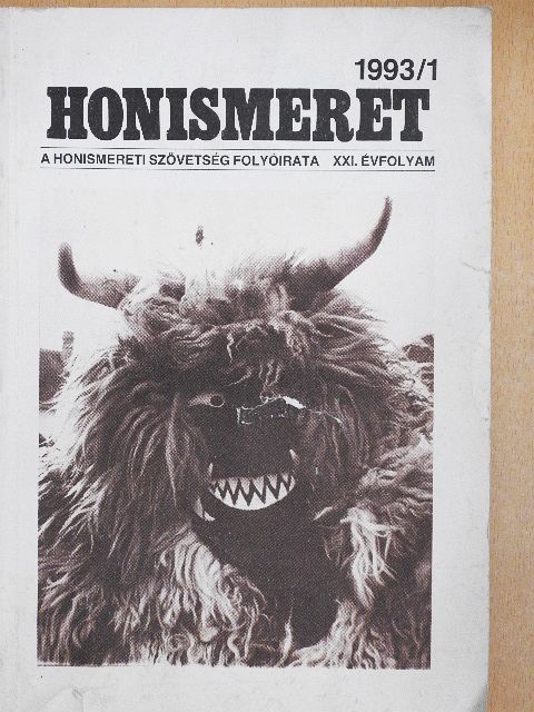 Kuntár Lajos - Honismeret 1993/1. [antikvár]