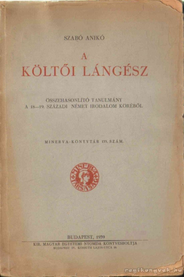 Szabó Anikó - A költői lángész [antikvár]