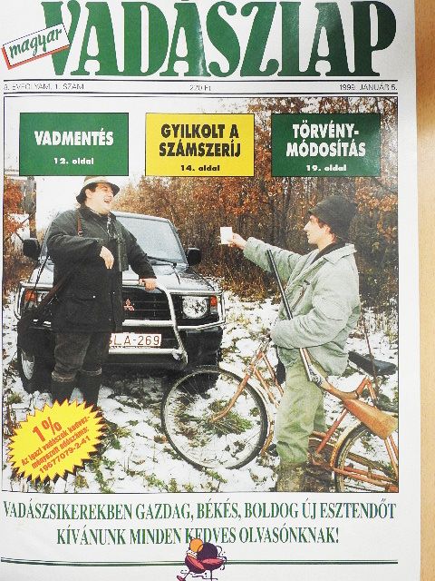 Kászoni Zoltán - Magyar Vadászlap 1999-2000. január-december [antikvár]