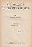 Werner Sombart - A szocializmus és a szociális mozgalom [antikvár]