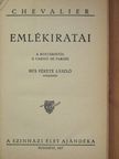Chevalier - Chevalier emlékiratai [antikvár]