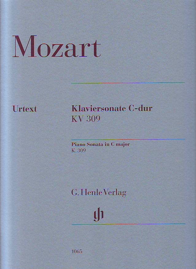 MOZART, W,A, - KLAVIERSONATE C-DUR KV 309 URTEXT (HERTTRICH / THEOPOLD)