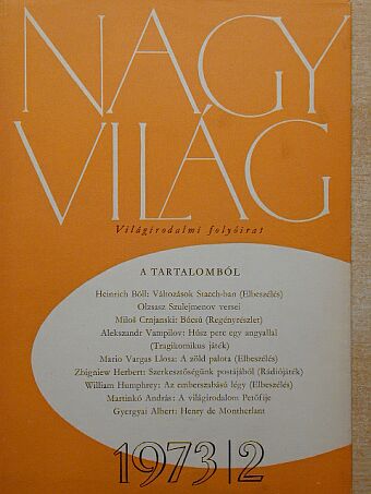 Anna Blaman - Nagyvilág 1973. február [antikvár]