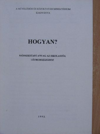 Hogyan? [antikvár]