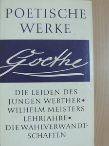 Johann Wolfgang von Goethe - Poetische Werke in drei Bänden II. [antikvár]