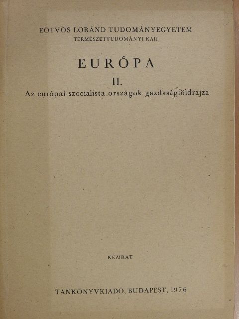 Benedek Endréné - Európa II. [antikvár]