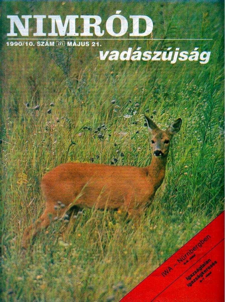 Kiss Emil - Nimród vadászújság 1990/10. [antikvár]