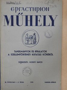 Bajomi Vilmos - Ergasterion Műhely 1939. január-április [antikvár]