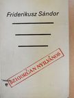 Friderikusz Sándor - Szigorúan nyilvános [antikvár]