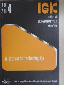Balatoni Pál - Időszerű Gazdaságirányítási Kérdések 1978/4 [antikvár]
