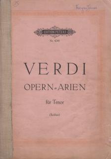 Giuseppe Verdi, Kurt Soldan - Verdi Opern-Arien für Tenor [antikvár]