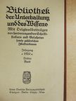 A. Roloff - Bibliothek der Unterhaltung und des Wissens 1920/3. (gótbetűs) [antikvár]