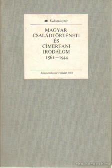 Baán Kálmán - Magyar családtörténeti és címertani irodalom 1561-1944 [antikvár]