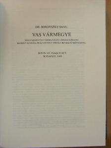 Dr. Borovszky Samu - Vas Vármegye [antikvár]