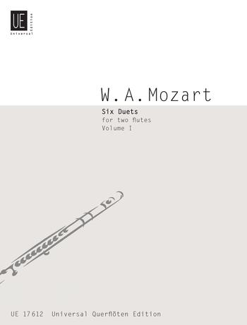 MOZART, W,A, - SIX DUETS FOR TWO FLUTES VOLUME 1 EDITED BY FRANS VESTER