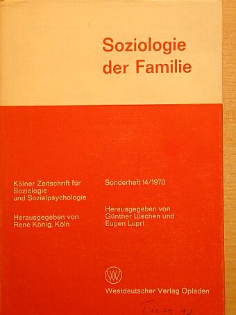 Friedhelm Neidhardt - Soziologie der Familie [antikvár]