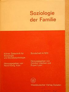 Friedhelm Neidhardt - Soziologie der Familie [antikvár]