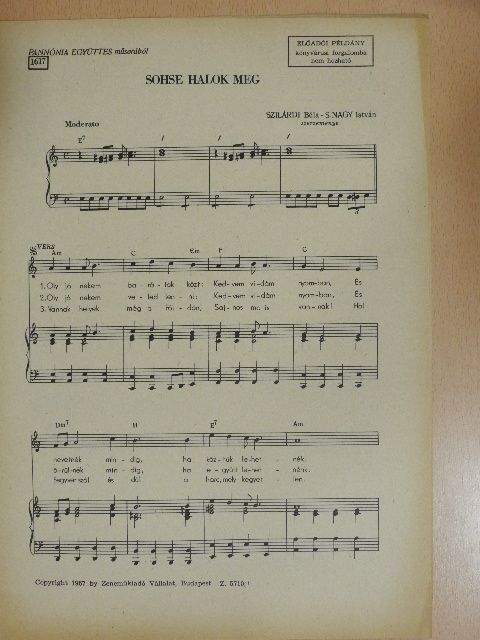 S. Nagy István - Sohse halok meg [antikvár]