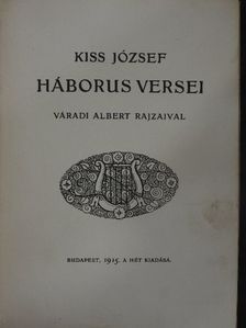 Kiss József - Kiss József háborus versei [antikvár]
