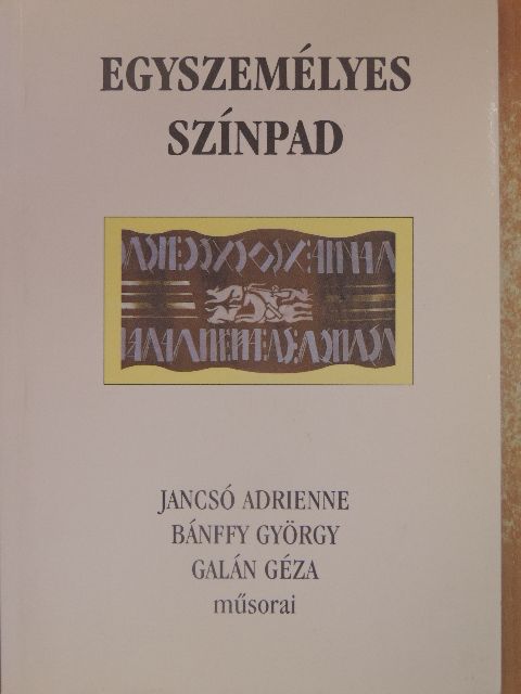 Bánffy György - Egyszemélyes színpad [antikvár]