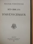 Dr. Csiky Kálmán - 1879-1880. évi törvényczikkek [antikvár]
