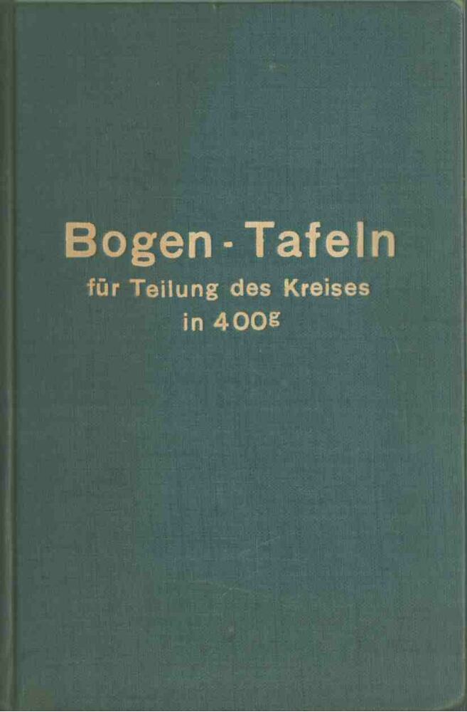 Max Höfer - Taschenbuch zum Abstecken von Kreisbogen [antikvár]