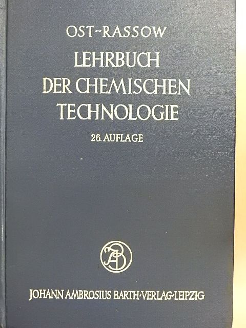 Dr. H. Bach - Lehrbuch der Chemischen Technologie [antikvár]