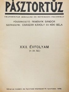 Balogh Ernő - Pásztortűz 1936. (nem teljes évfolyam) [antikvár]