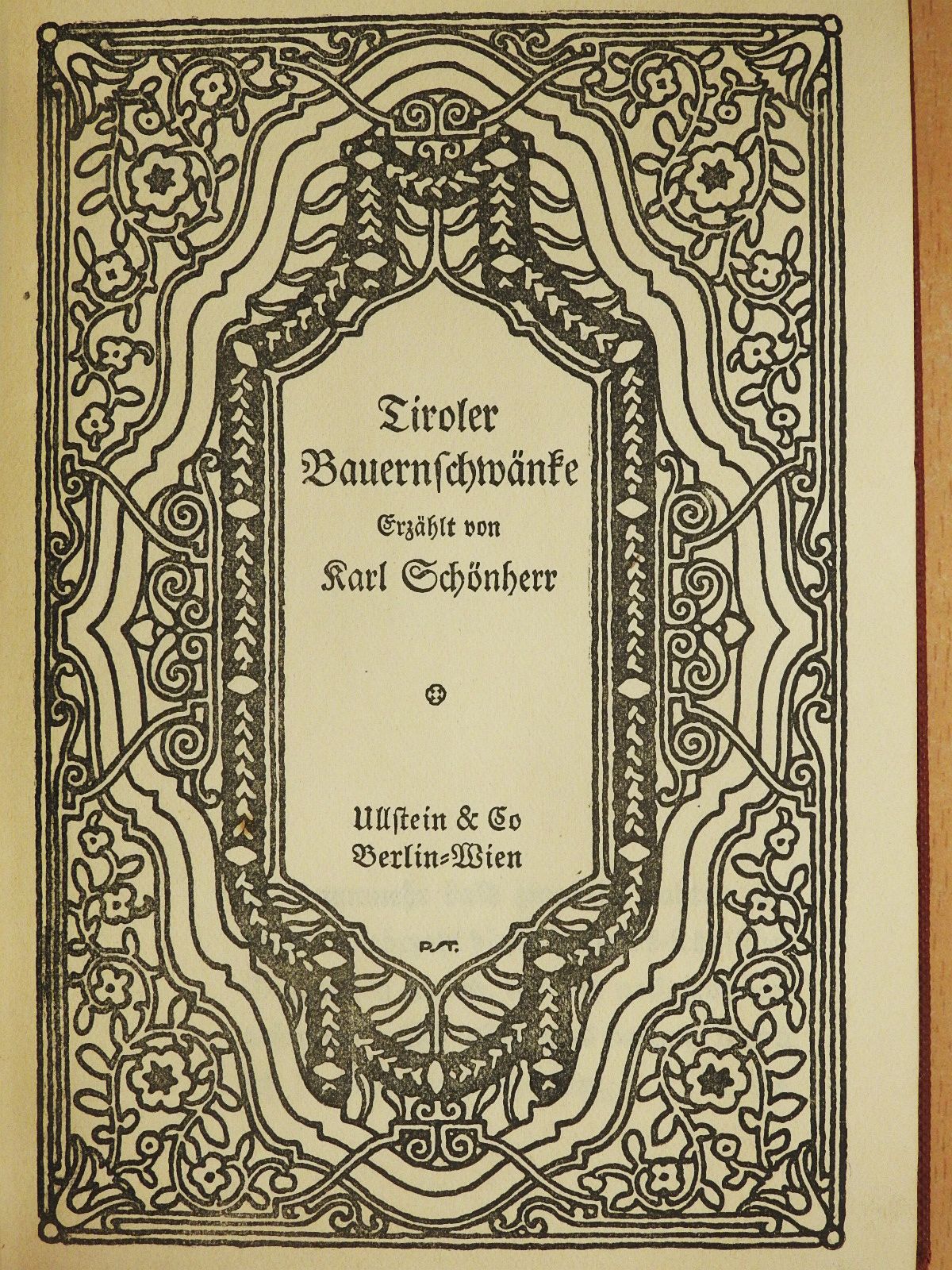 Karl Schönherr - Tiroler Bauernschwänke (gótbetűs) [antikvár]