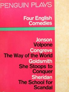 Ben Jonson - Four English Comedies of the 17th and 18th Centuries [antikvár]