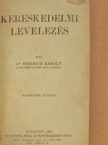 Dr. Heinrich Károly - Kereskedelmi levelezés/Könyvvitel [antikvár]