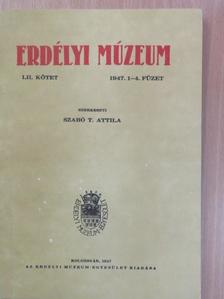 Ady László - Erdélyi Múzeum 1947/1-4. [antikvár]