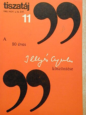 Alföldi Jenő - Tiszatáj 1982. november [antikvár]