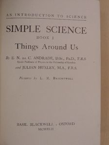 E. N. da C. Andrade - An Introduction to Science I-III. [antikvár]