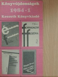 Könyvújdonságok 1984/1. [antikvár]