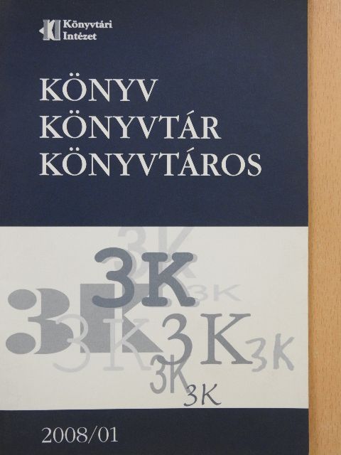Gerber György - Könyv, könyvtár, könyvtáros 2008. január [antikvár]