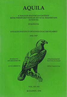 HERMAN OTTÓ - Aquila évkönyv 1996-1997. (103-104) [antikvár]