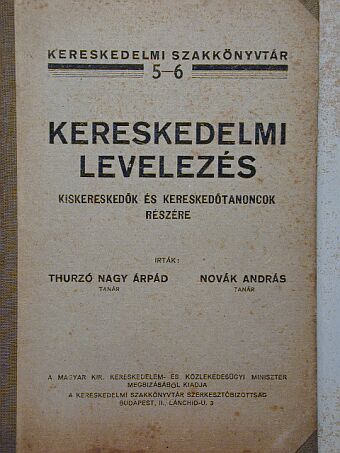 Novák András - Kereskedelmi levelezés [antikvár]
