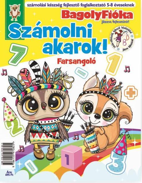 BagolyFióka - Számolni akarok! Farsangoló kreatív foglalkoztató füzet