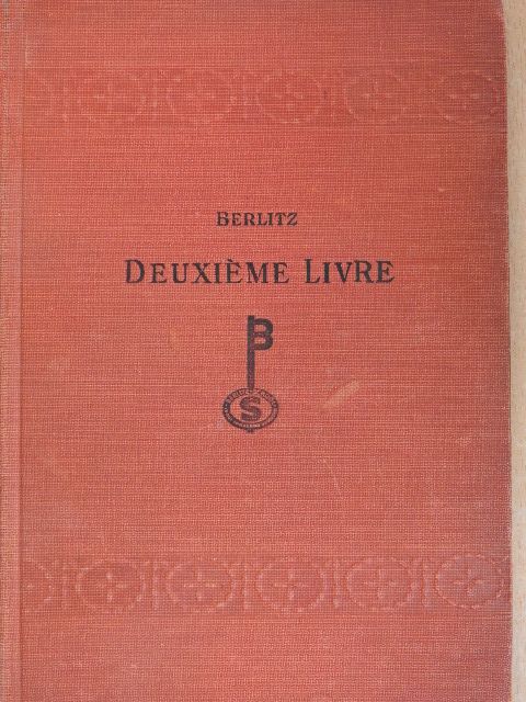 Deuxiéme livre [antikvár]