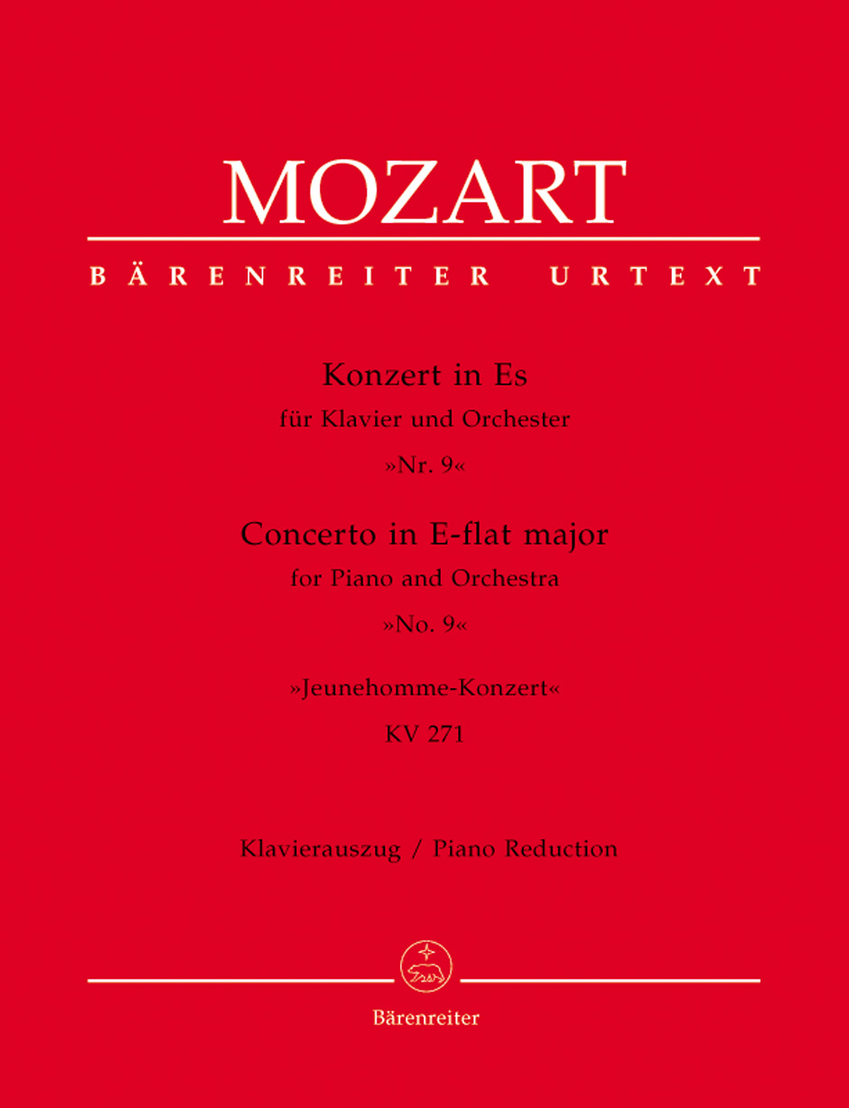 MOZART, W,A, - KONZERT IN ES FÜR KLAVIER UND ORCHESTER NR.9 KV 271 KLAVIERAUSZUG URTEXT