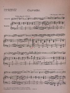 J. Ph. Rameau - Gavotte [antikvár]