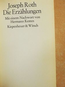 Joseph Roth - Die Erzählungen [antikvár]