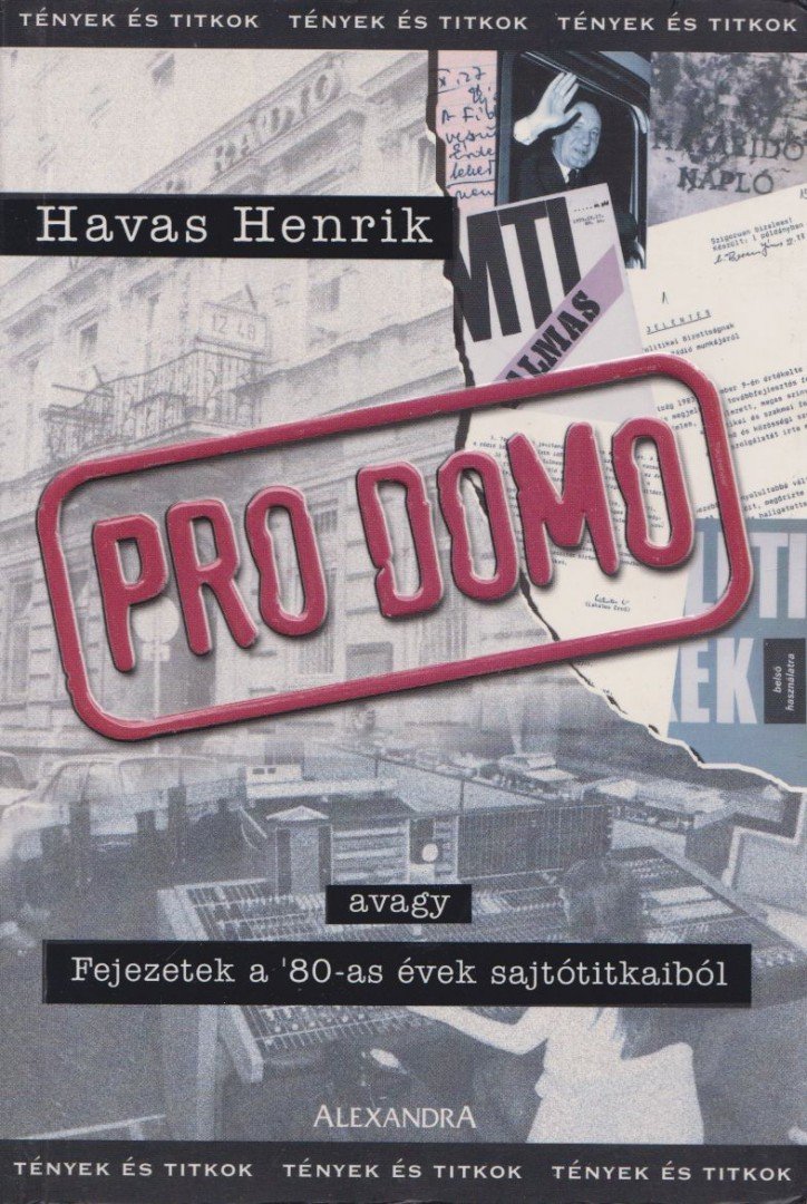Havas Henrik - Pro Domo [antikvár]