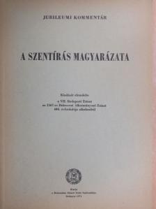 Czegle Imre - A szentírás magyarázata [antikvár]